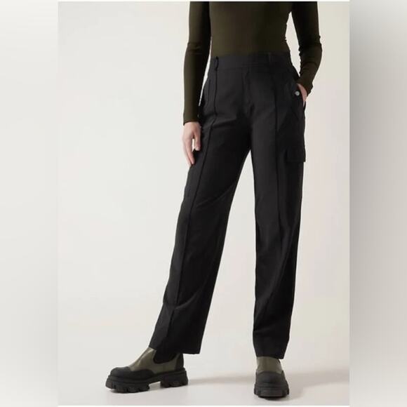 Athleta Vienna cargo pants black 12 tall - Picture 12 of 12